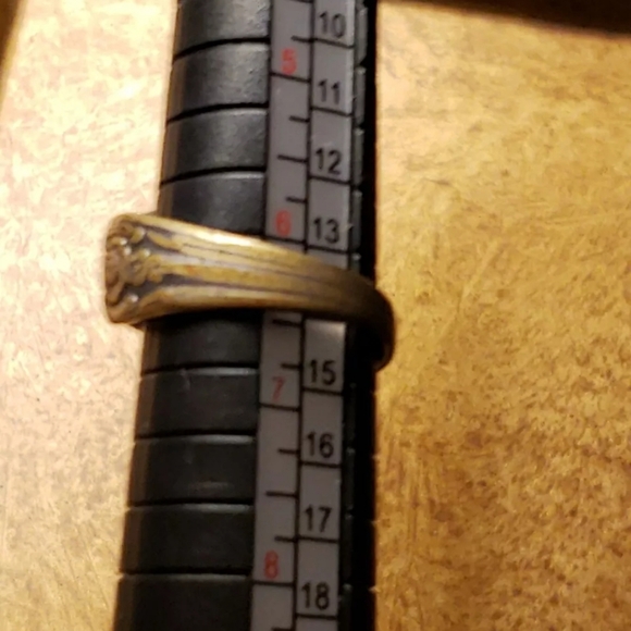 Lot Of 2 Vintage Spoon Rings Hong Kong WM A Rogers Oneida Size 6.5 - Picture 6 of 8